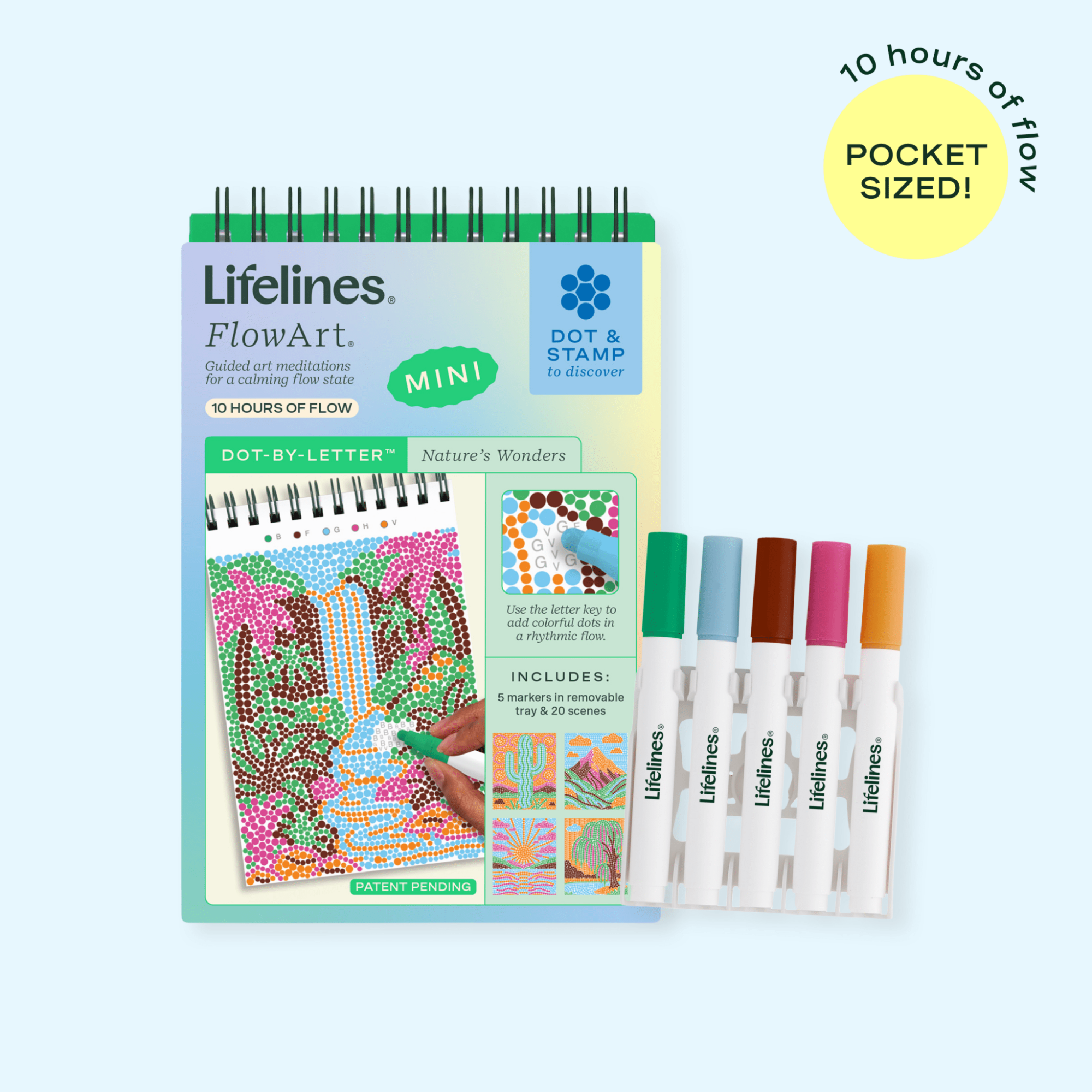 FlowArt® Mini - Dot-by-Letter Nature's Wonders
