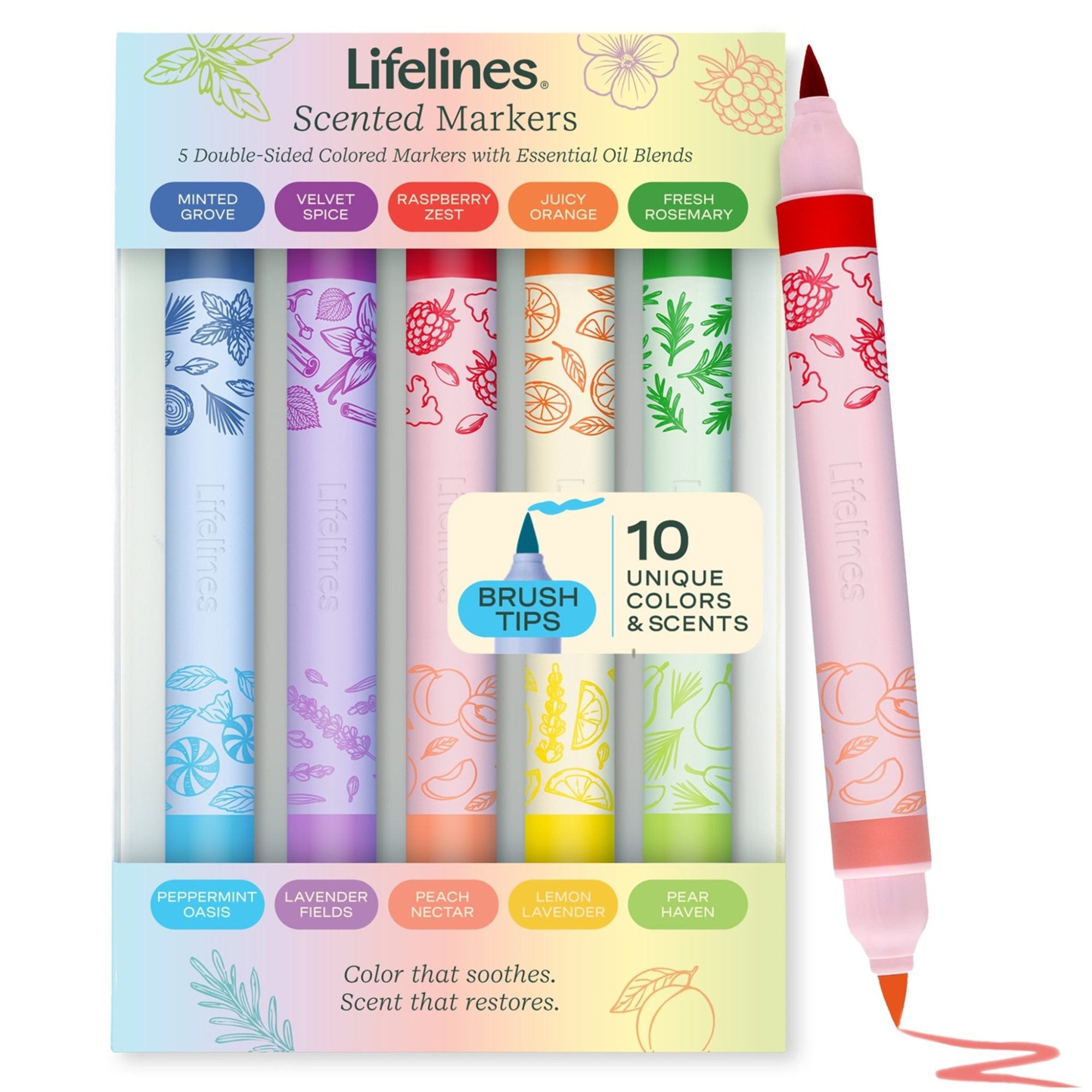 Scented Markers - 10 Colors